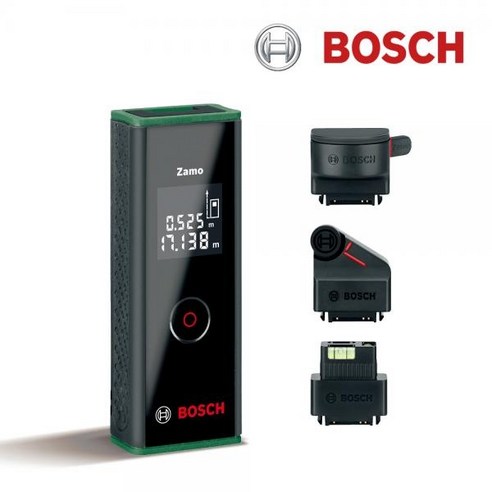 [BOSCH] 보쉬 가정용 레이저 거리측정기 Zamo3 set [AAA 배터리 2개 어댑터 3개](06159940MZ)