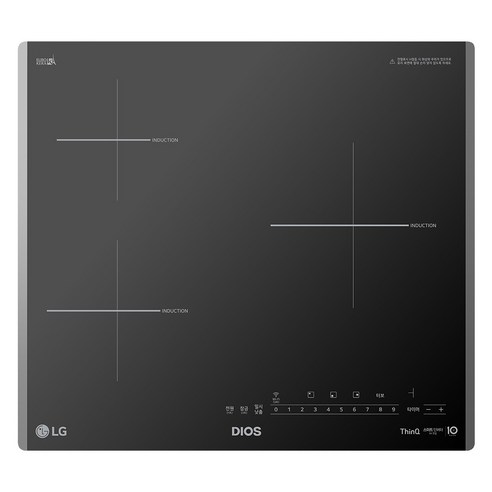 LG 디오스 인덕션 빌트인 3구 전기레인지 세라믹 글라스 BEI3GQUO