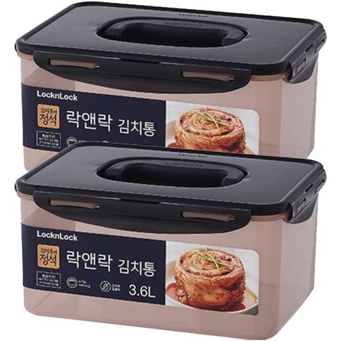 락앤락 뉴 김치통 정석 핑크 3.6L