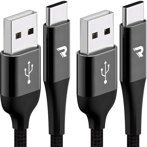 로랜텍 C타입 메탈 고속충전 패브릭 케이블